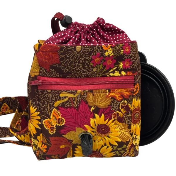Autumn Sunflowers Doggy Training Bag - Image 2