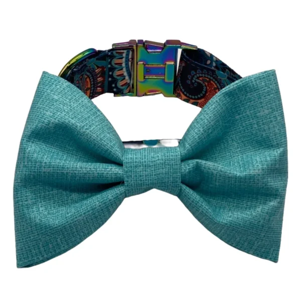 boho teal collar