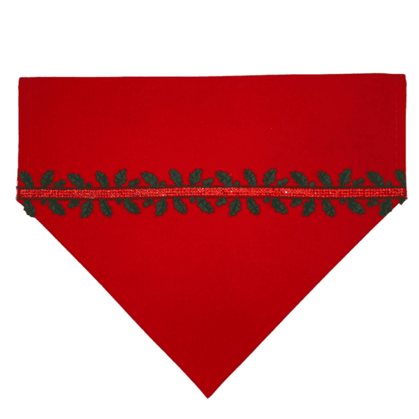 holly berry over the collar bandana