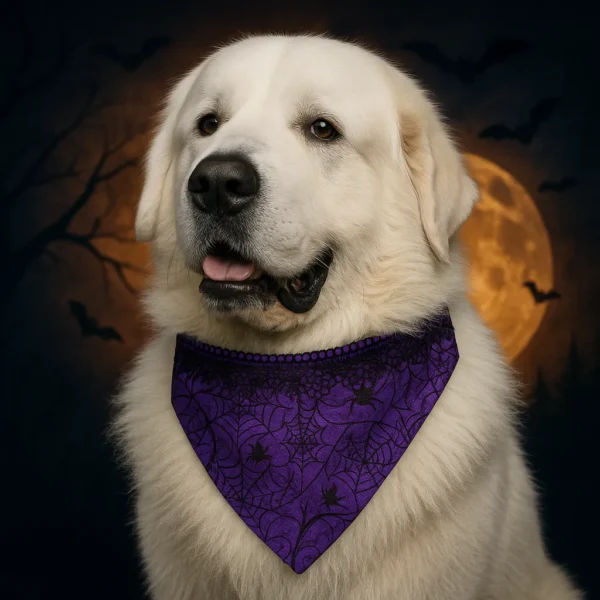 Wicked Web Over the Collar Bandana - Image 2